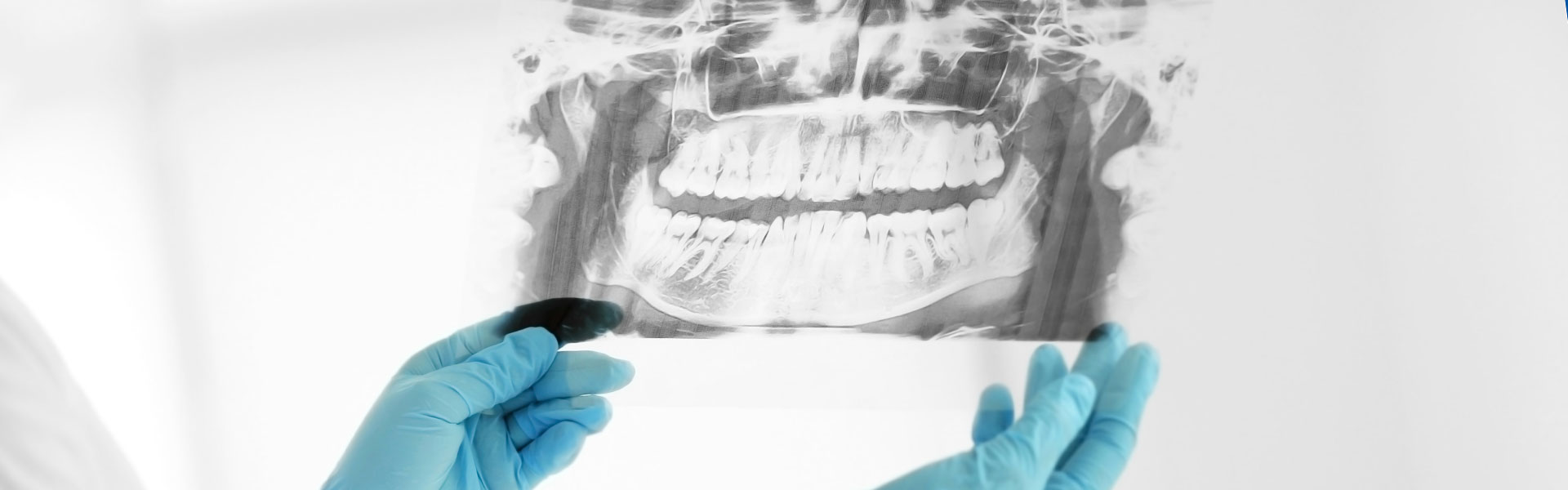 doctor reviewing 3D Dental Imaging